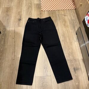 Ralph Lauren Black Denim Pants 98% cotton size 14